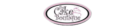 A cake boutique logo with the words " the cake boutique ".